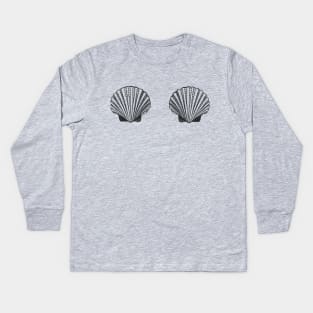 "C" Shells Kids Long Sleeve T-Shirt